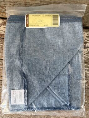 Longaberger Cake Basket Liner in Denim
